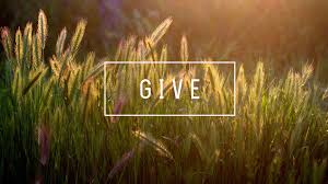 Giving